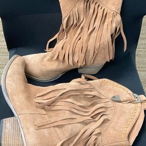 Authentic Suede Western Boots Sz. 9